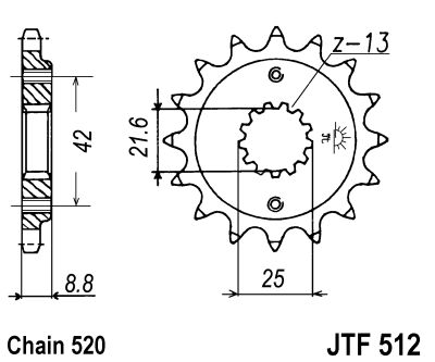 17 Tooth Front Sprocket Mod